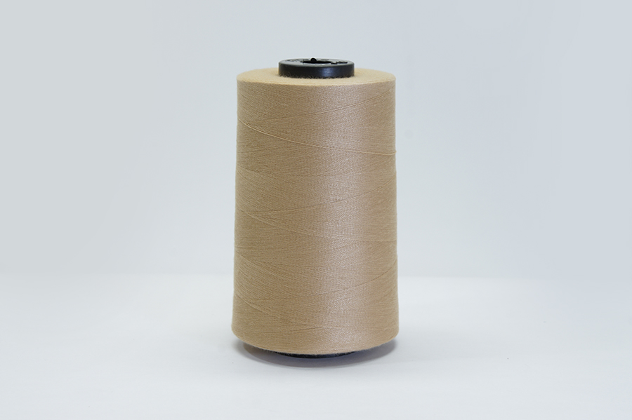 Нитки ПЕ №40/2 5000 м Barva, бежевий темний, 7042