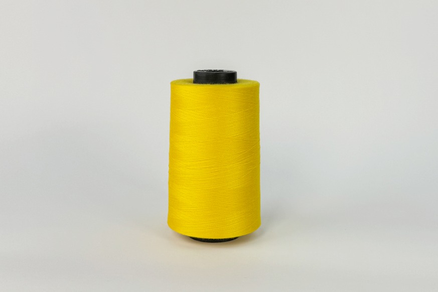 Нитки ПЕ №40/2 5000 м Barva, жовтий натуральний, 3020