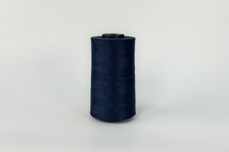 Нитки ПЕ №40/2 5000 м Barva, синій темний, 2060