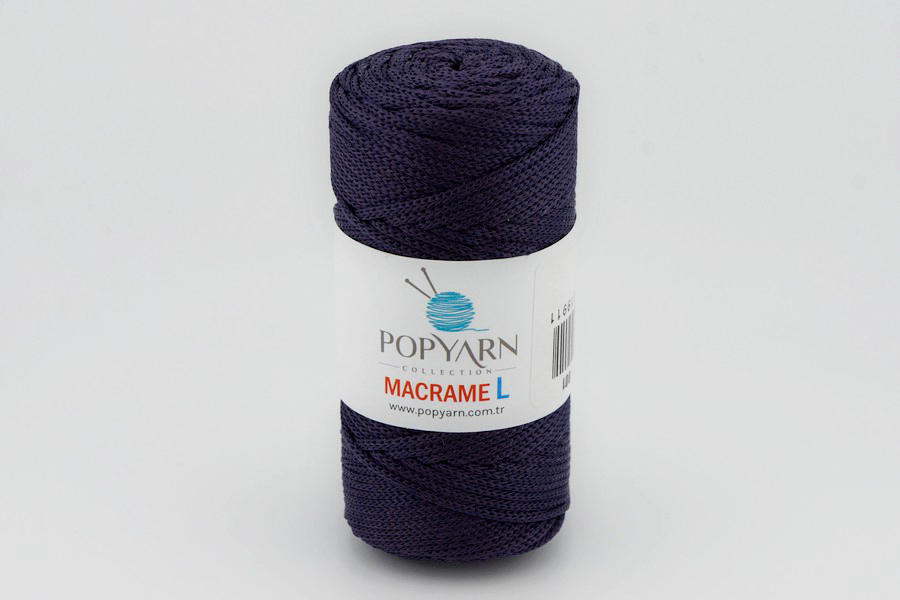 Пряжа Macrame L 100гр/90м POPYARN, фіолетовий, 492