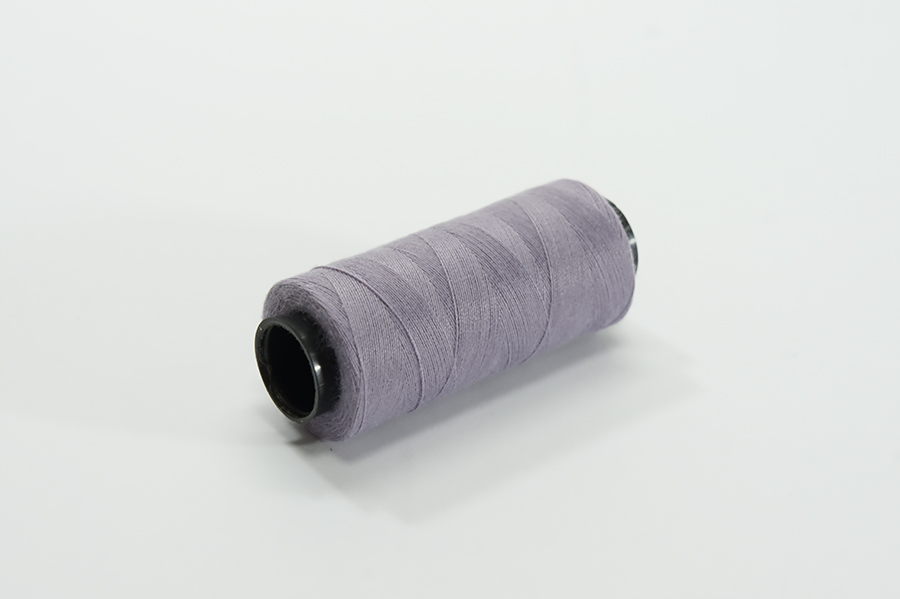 Нитки ПЕ №40/2 250 м Barva, бузковий брудний, 6040