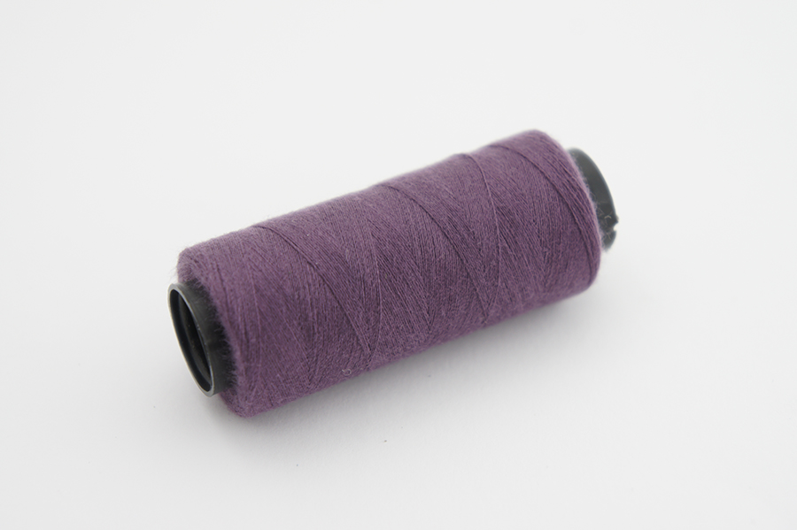 Нитки ПЕ №40/2 250 м Barva, фіолетовий брудний, 6039