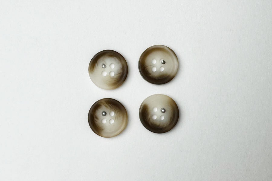 Гудзик 15 мм Mertbutton, різнокольоровий, 2607-24-14