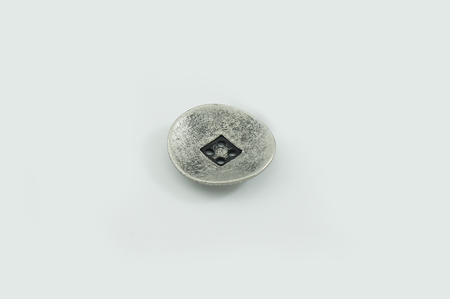 Гудзик металевий 20 мм Mertbutton, нікель, MTL-63-32-nik