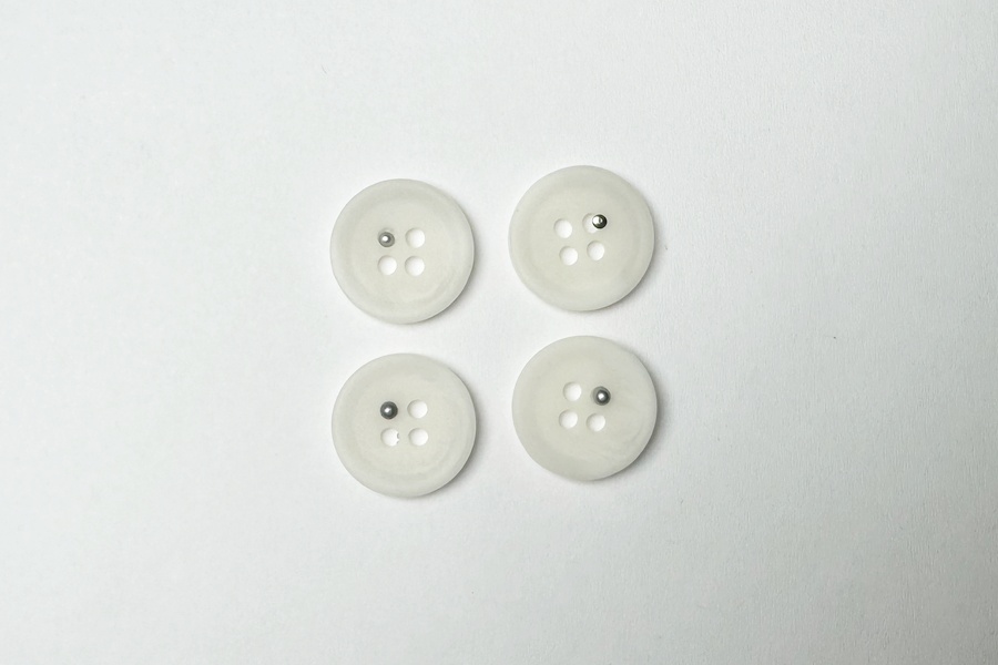 Гудзик 15 мм Mertbutton, різнокольоровий, FNL-304-24-2