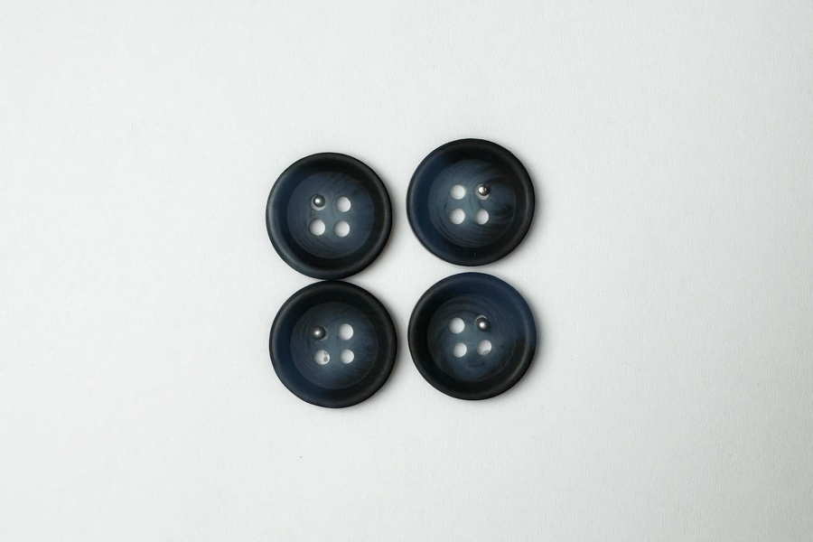 Гудзик 18 мм Mertbutton, різнокольоровий, 2607-28-2