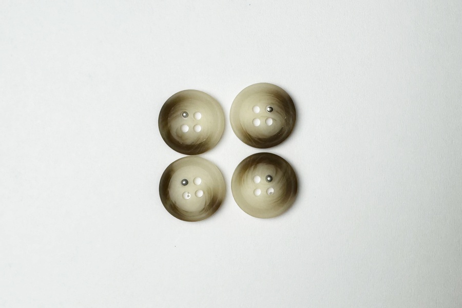 Гудзик 18 мм Mertbutton, різнокольоровий, 2607-28-3