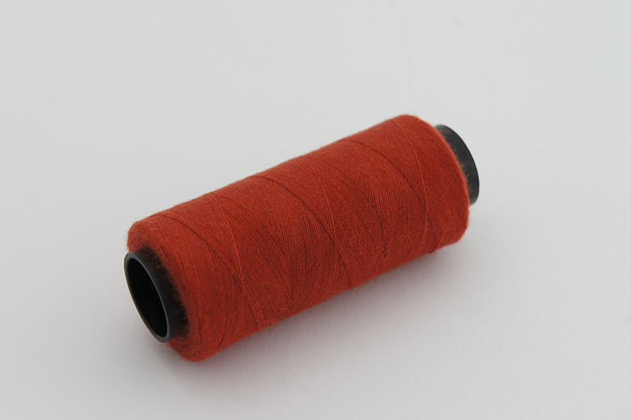 Нитки ПЕ №40/2 250 м Barva, червоний натуральний, 6047