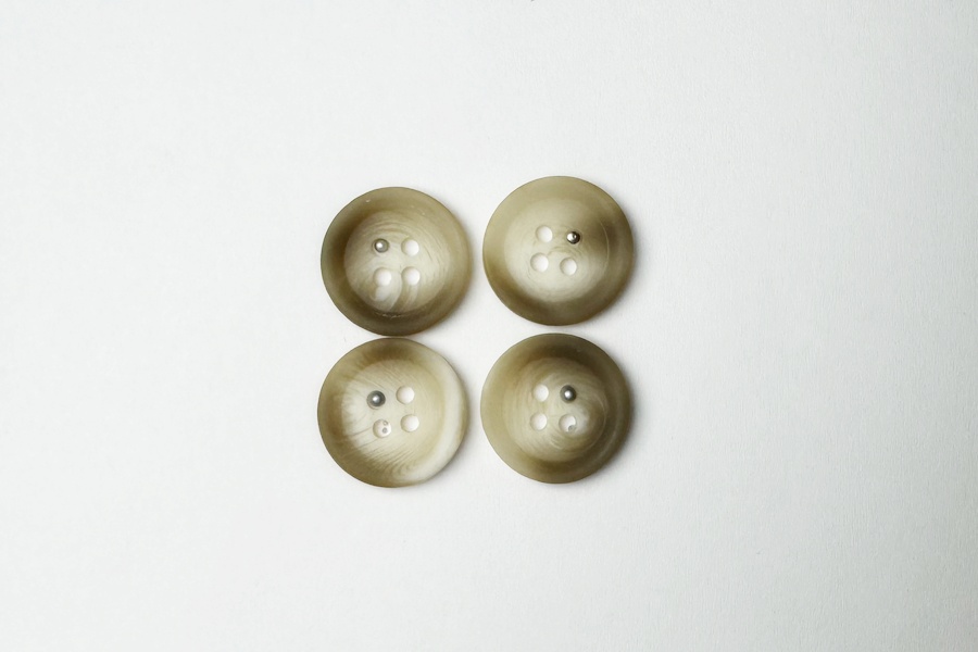 Гудзик 18 мм Mertbutton, різнокольоровий, 2607-28-5
