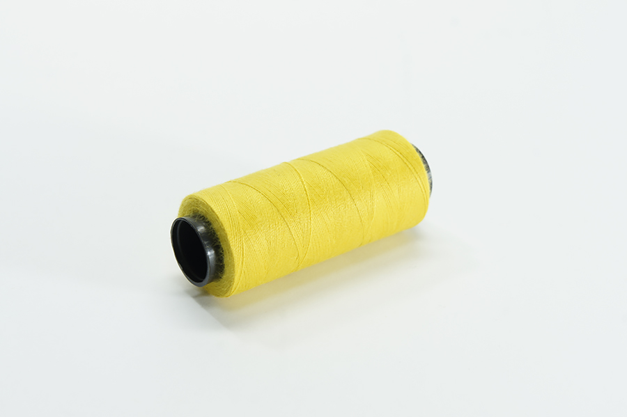 Нитки ПЕ №40/2 250 м Barva, жовтий натуральний, 3020