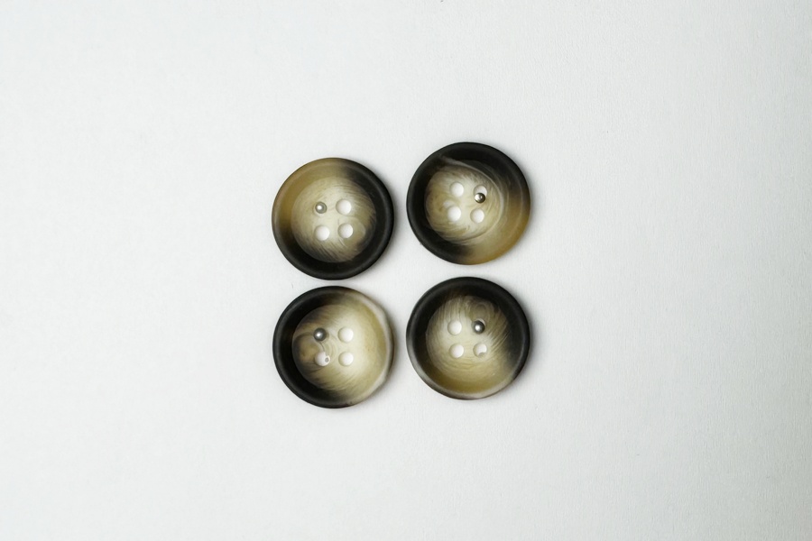 Гудзик 18 мм Mertbutton, різнокольоровий, 2607-28-6