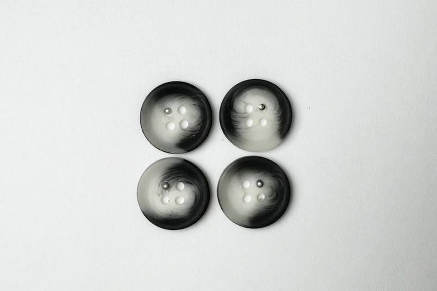 Гудзик 18 мм Mertbutton, різнокольоровий, 2607-28-7