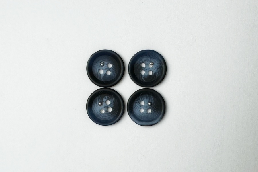 Гудзик 18 мм Mertbutton, різнокольоровий, 2607-28-8