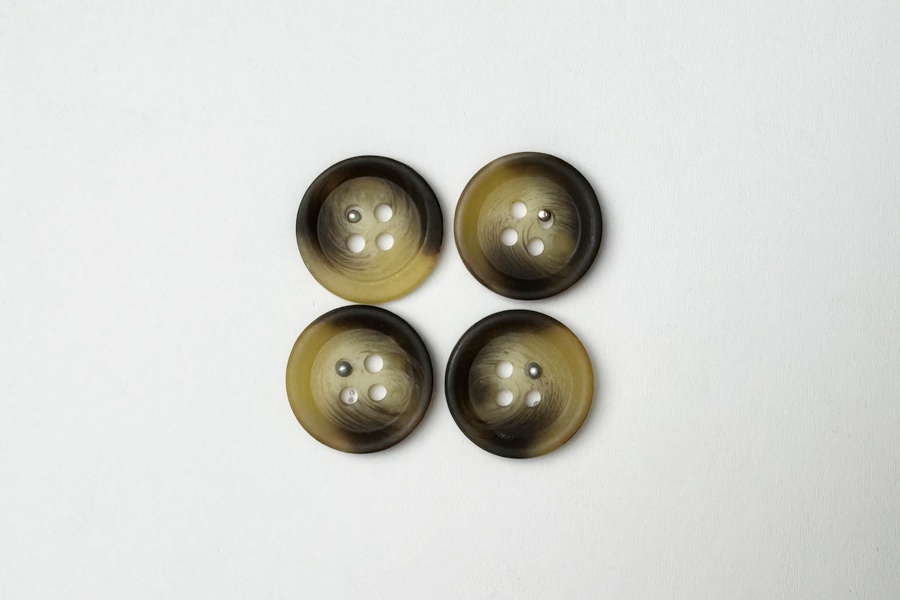 Гудзик 18 мм Mertbutton, різнокольоровий, 2607-28-13