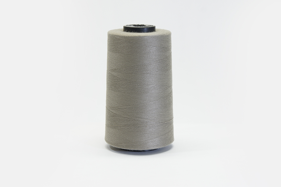 Нитки ПЕ №40/2 5000 м Barva, сірий натуральний, 7049