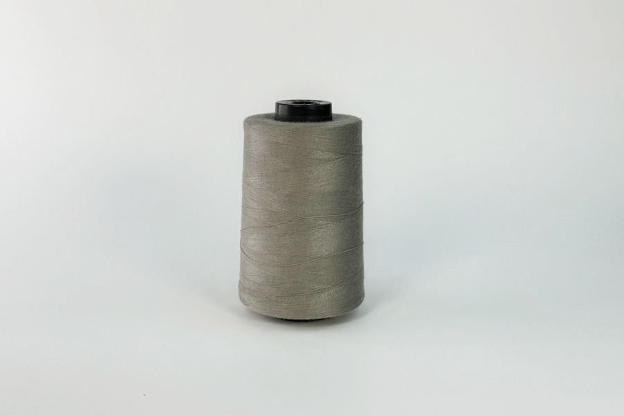Нитки ПЕ №40/2 5000 м Barva, сірий натуральний, 7050