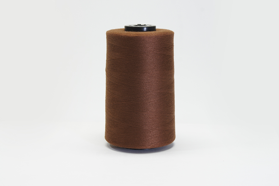 Нитки ПЕ №40/2 5000 м Barva, коричневий натуральний, 7048