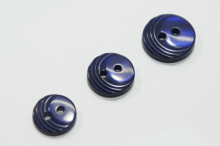 Гудзик 15 мм Mertbutton, синій темний, 4013-23-1313