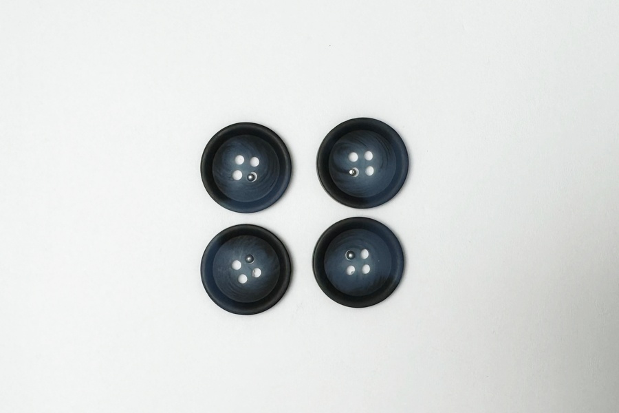 Гудзик 20 мм Mertbutton, різнокольоровий, 2607-32-2