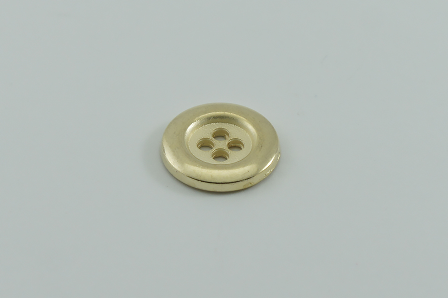 Гудзик металевий 20 мм Mertbutton, золото, MTL-70-32-gold