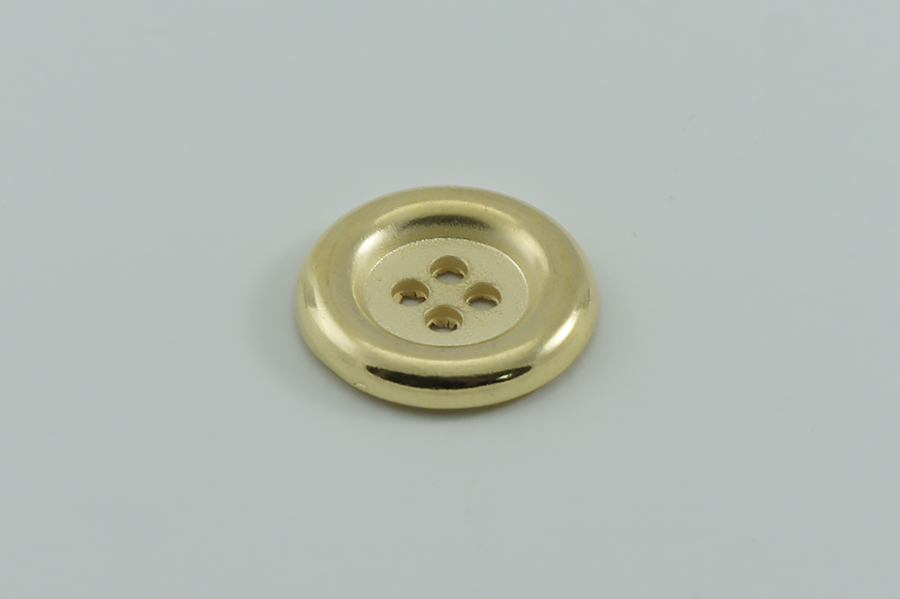Гудзик металевий 25 мм Mertbutton, золото, MTL-70-40-gold