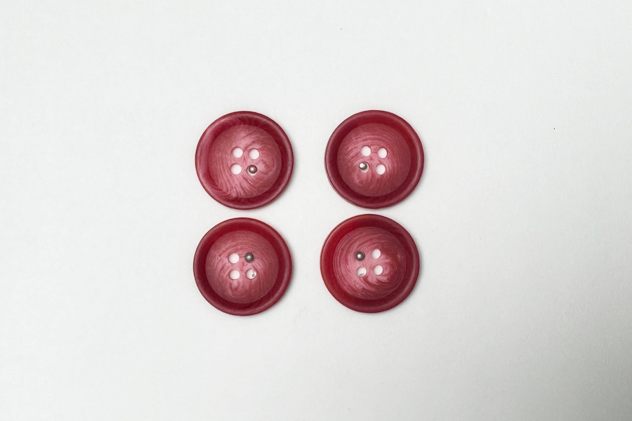 Гудзик 20 мм Mertbutton, різнокольоровий, 2607-32-9
