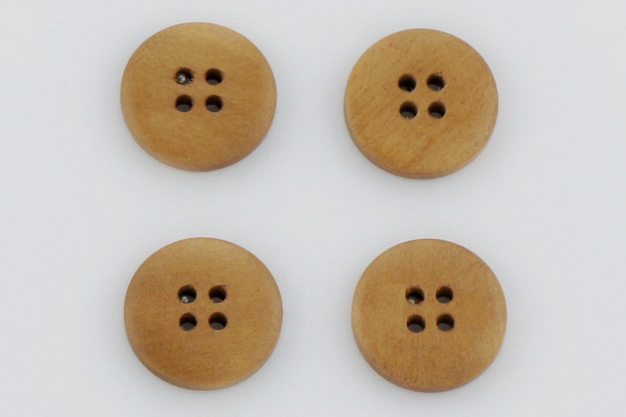 Гудзик 20 мм Mertbutton, бежевий золотистий, 1115-32-0238