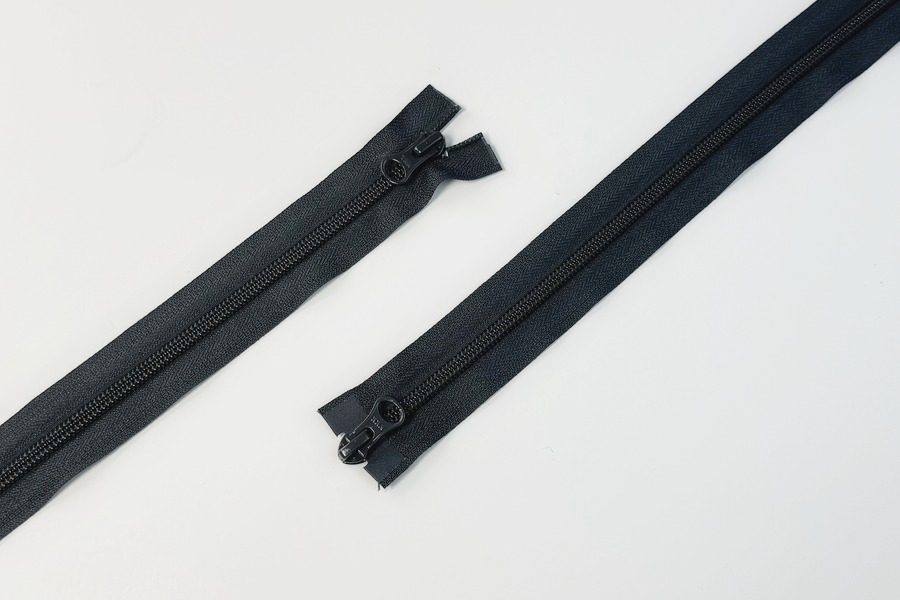 Блискавка YKK, T5, 2 замки, 75 см, сірий темний