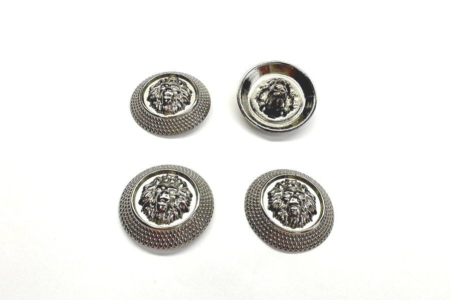Гудзик металевий 23 мм Mertbutton, нікель чорний, SMB-375-36-b.nik