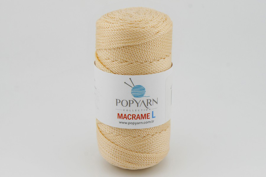Пряжа Macrame L 100гр/90м POPYARN, персиковий, 410