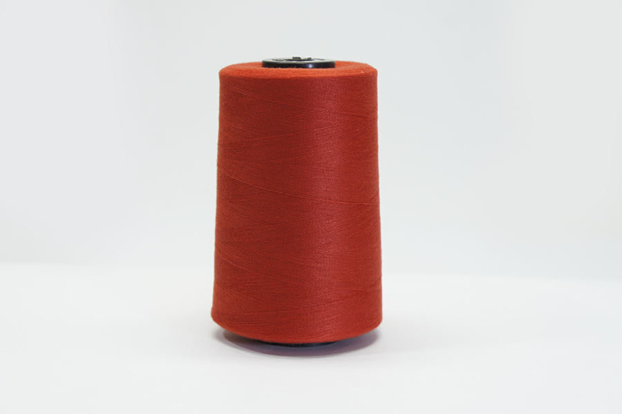 Нитки ПЕ №40/2 5000 м Barva, червоний натуральний, 6057