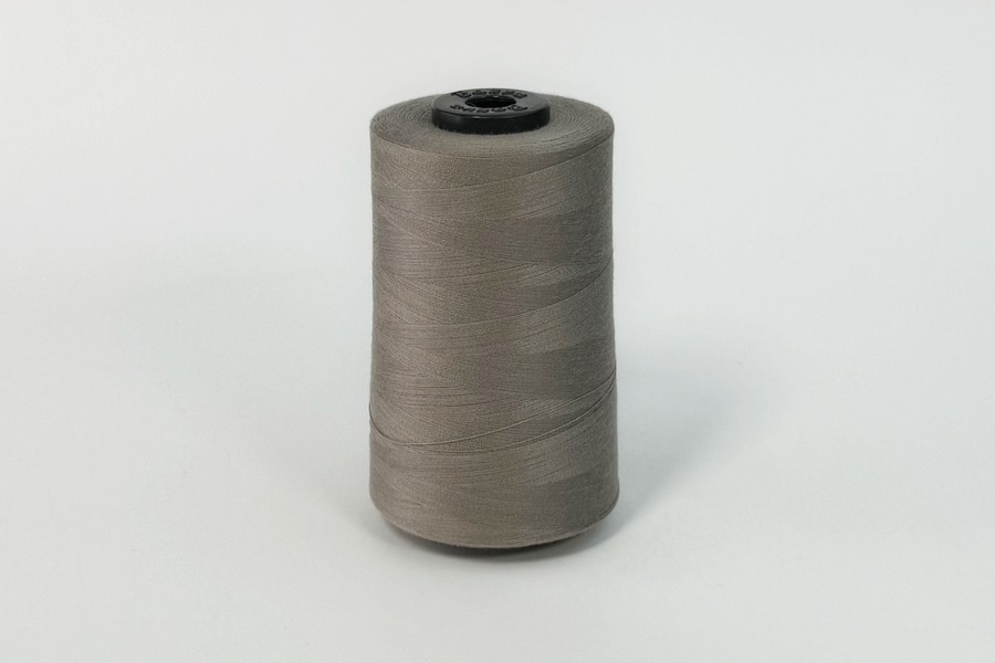 Нитки ПЕ №40/2 5000 м Barva, сірий натуральний, 5040