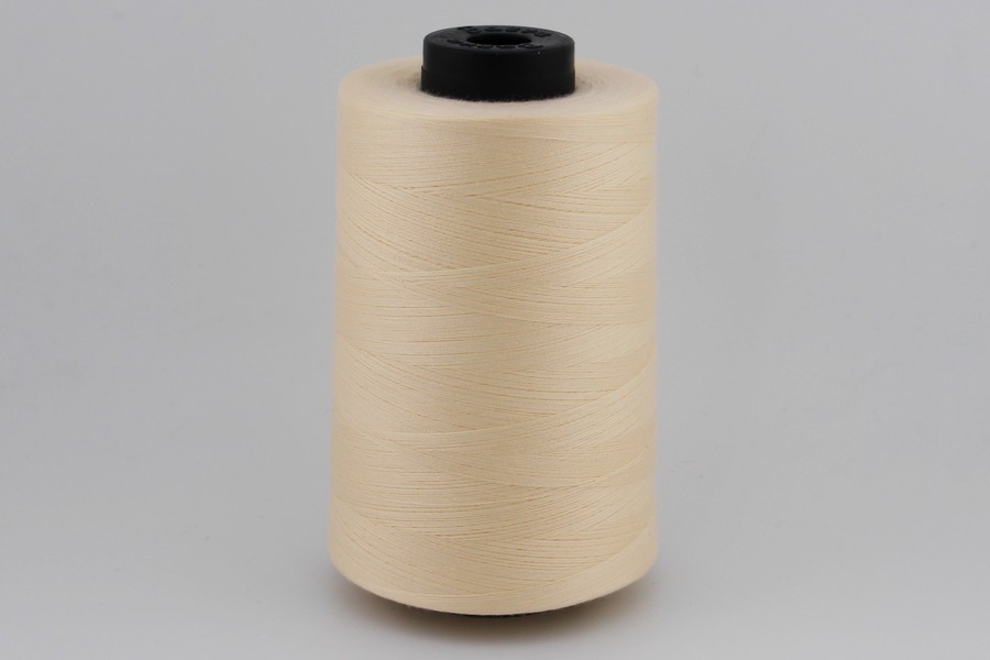 Нитки ПЕ №40/2 5000 м Barva, молочний темний, 1025