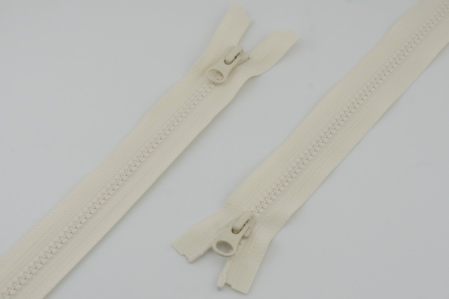 Блискавка YKK, T5 трактор, 2 замки, 75 см, молочний