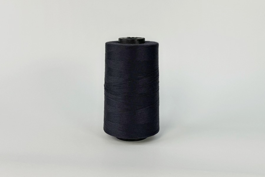 Нитки ПЕ №40/2 5000 м Barva, синій темний, 2076