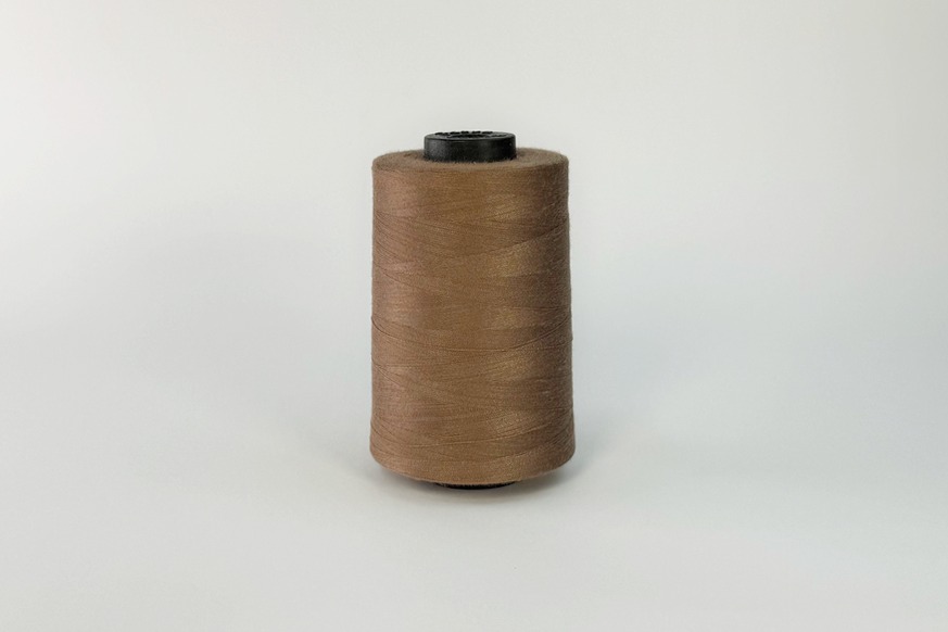Нитки ПЕ №40/2 5000 м Barva, коричневий світлий, 7062