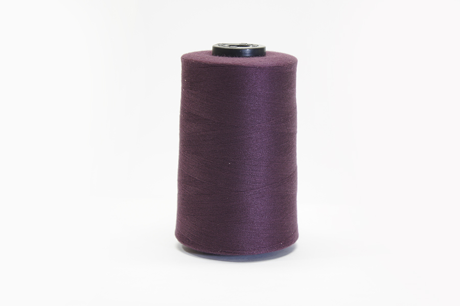 Нитки ПЕ №40/2 5000 м Barva, бордовий темний, 6070