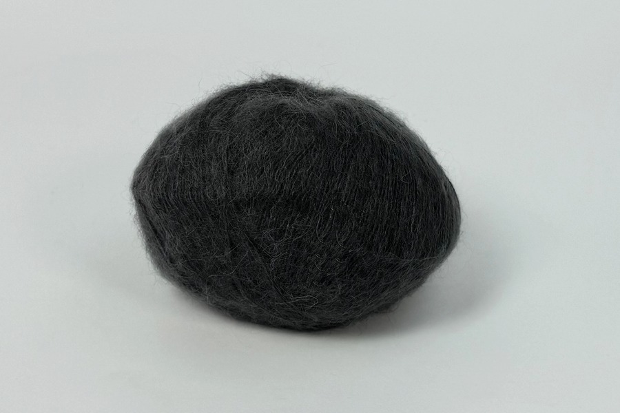 Пряжа Mohair 25гр/200м, сірий, 29