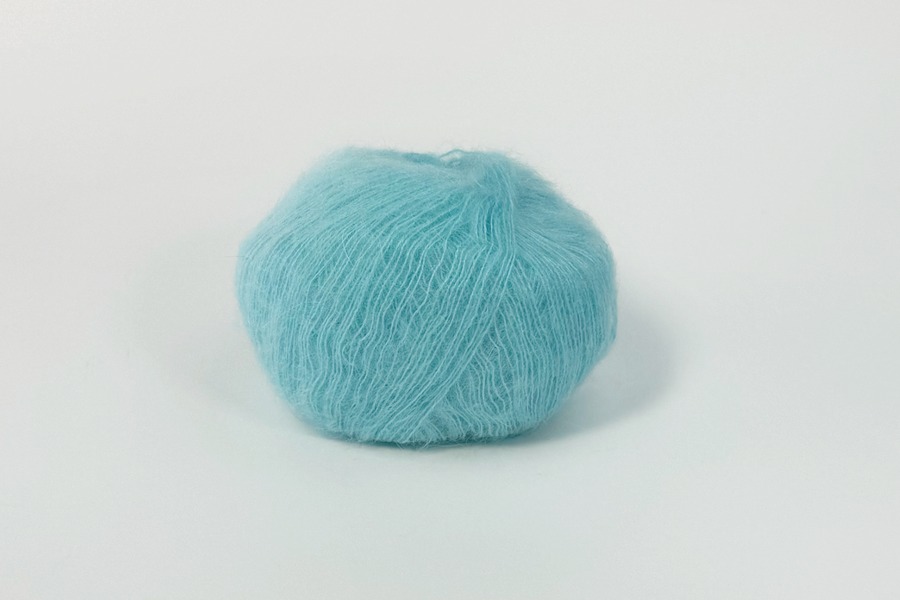 Пряжа Mohair 25гр/200м, бірюзовий, 35