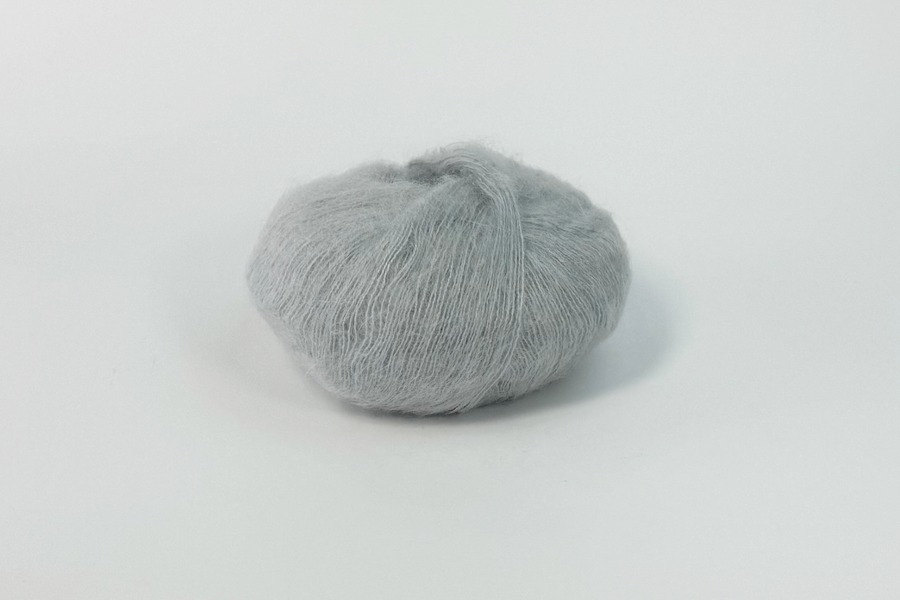 Пряжа Mohair 25гр/200м, сірий, 51