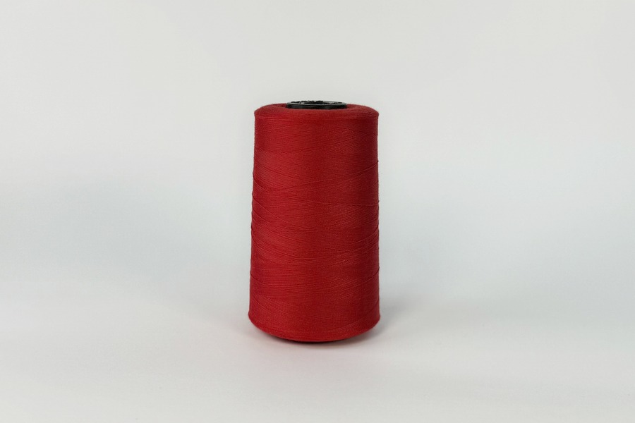 Нитки ПЕ №40/2 5000 м Barva, червоний натуральний, 6079