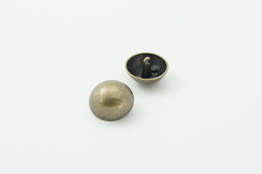 Гудзик 23 мм Mertbutton, латунь стара, MTL-73-36-bronz