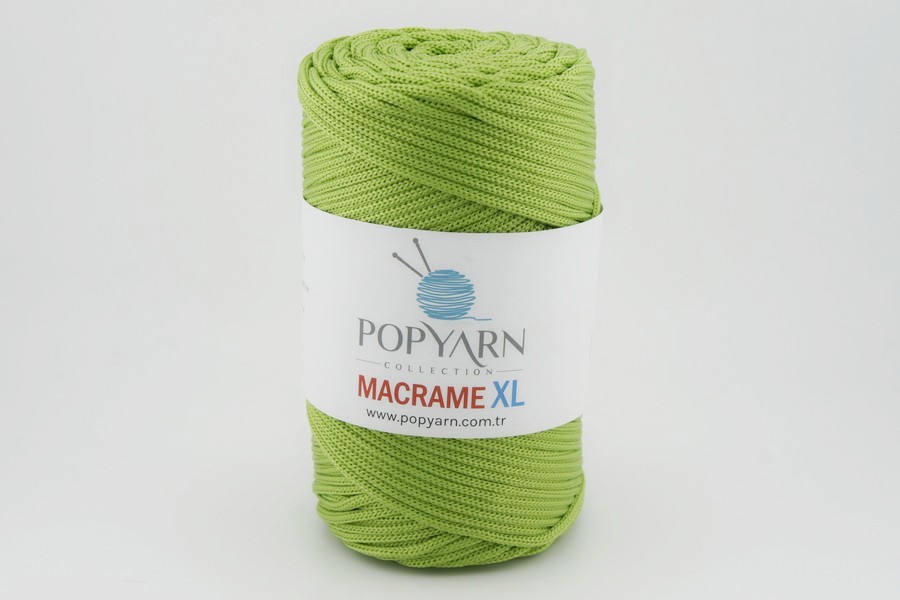 Пряжа Macrame XL 250гр/125м POPYARN, салатовий, 459