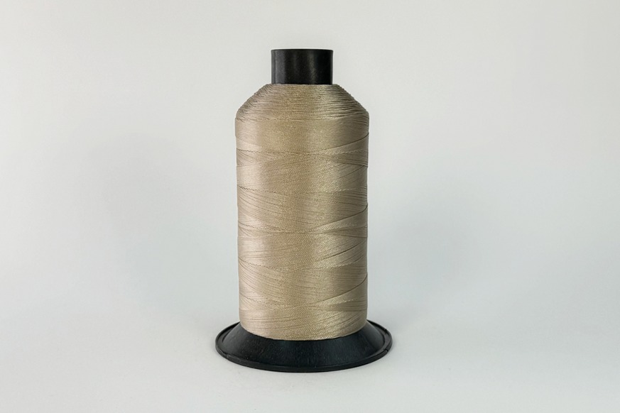 Нитки ПЕ №20, №420/3, 1400 м Barva, бежевий натуральний, 7014