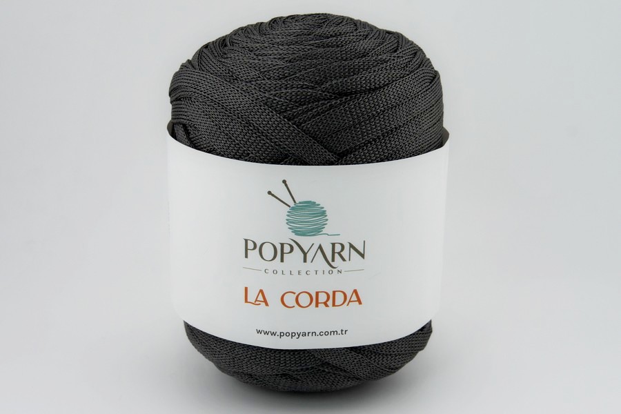 Пряжа La Corda 250гр/100м POPYARN, сірий, 1193