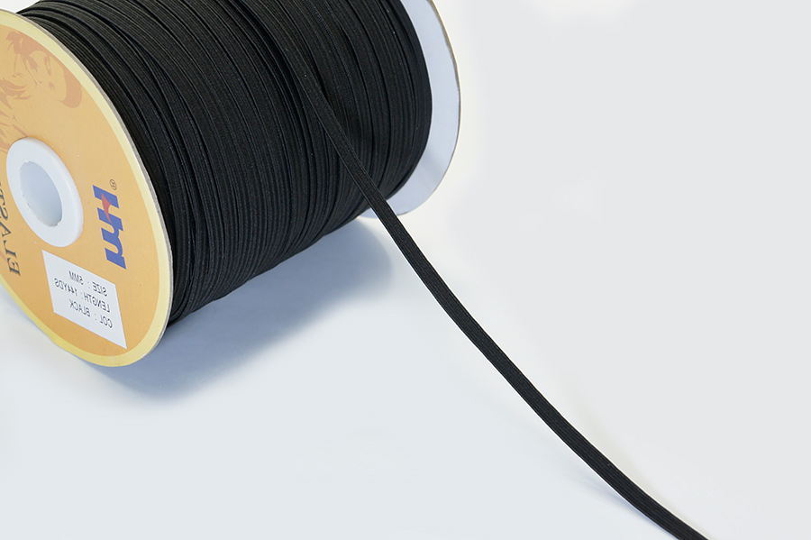 Тасьма еластична плетена 3 мм MH, чорний