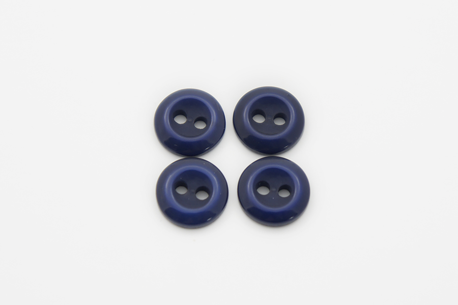 Гудзик 11 мм Mertbutton, синій темний, 4010-18-1313