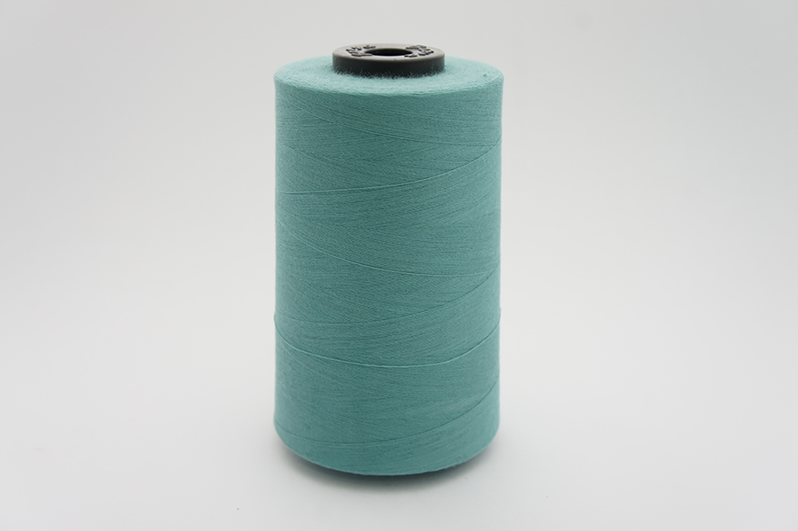 Нитки ПЕ №40/2 5000 м Barva, бірюзовий зелений, 2100