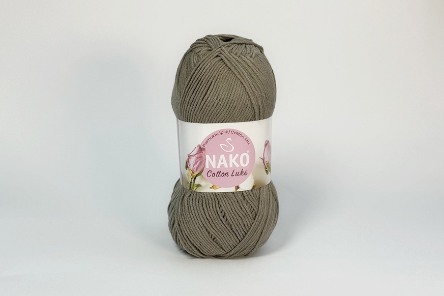 Пряжа Cotton Lux 100гр/330м NAKO, койот, 97547