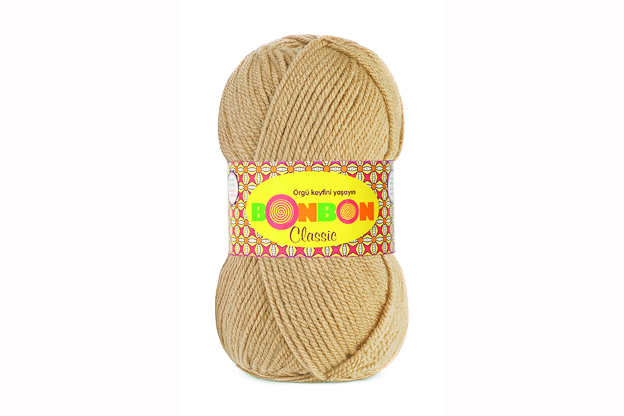 Пряжа Bonbon classic 100гр/200м NAKO, бежевий, 98531